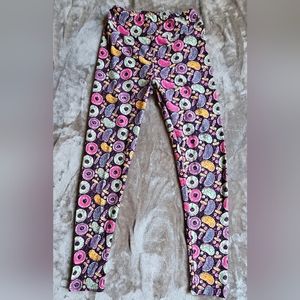 Lularoe Donuts and candy leggings. One Size